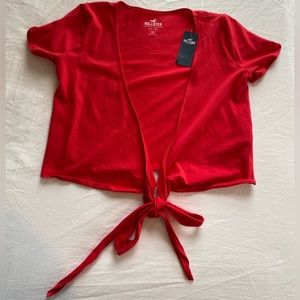 Hollister wraparound baby tee (Size: M)